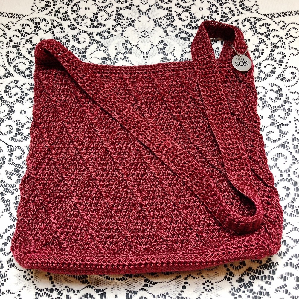 THE SAK CROCHET SLING SHOULDER BAG